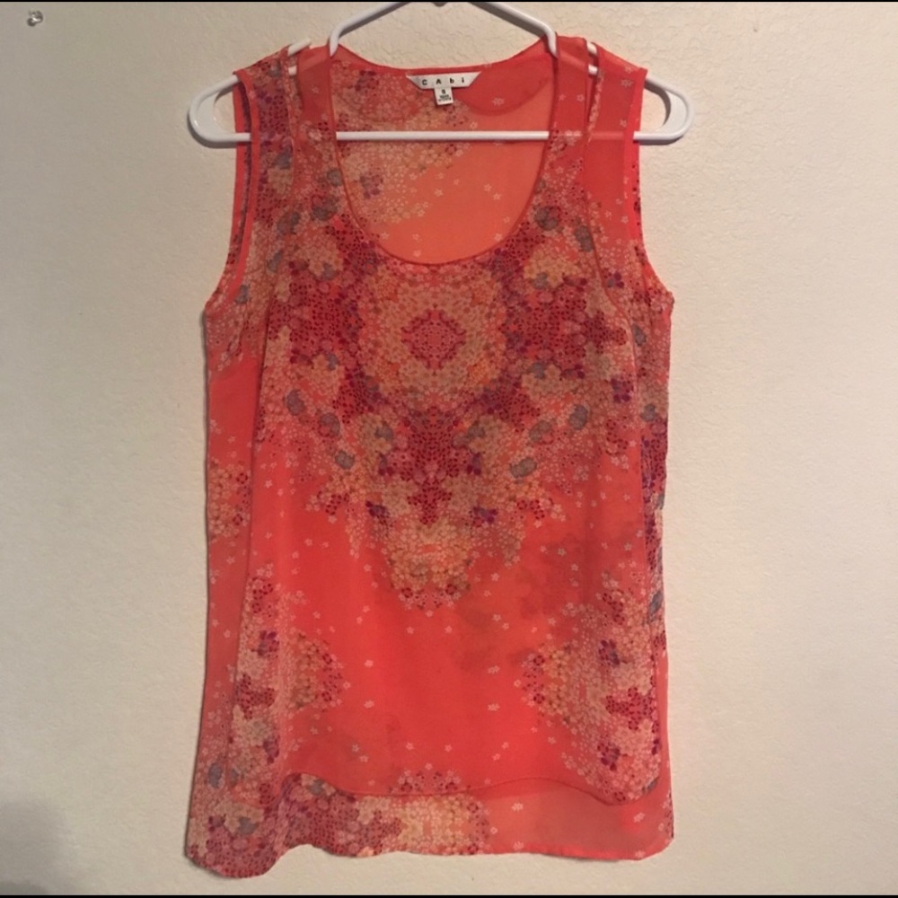 Cabi sleeveless blouse.  Gorgeous! ❤️